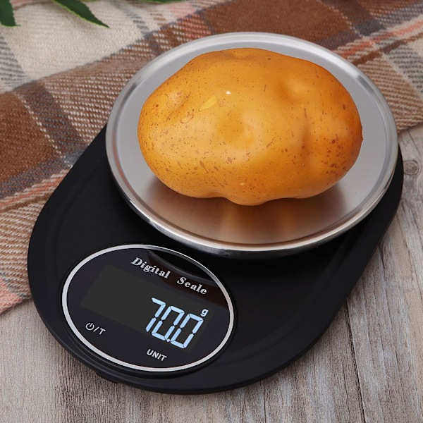 5Kg /0,1g Mini Elektroniskt Kök Bärbar Matlagning Bakning Mat Våg Viktmätningsverktyg