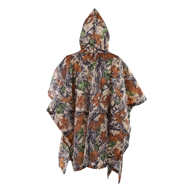 Udendørs sport vandtæt poncho multifunktionel let camouflage regnfrakke