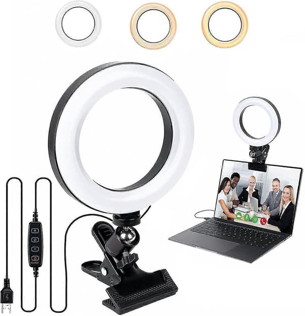 Ringlampe til videokonference