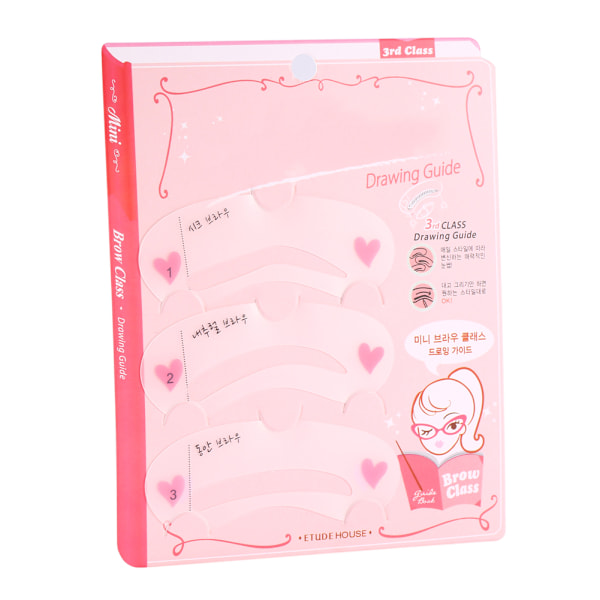3 kpl Magic Eye Brow Class Ritguide Kulma Stencil Kort Apulainen