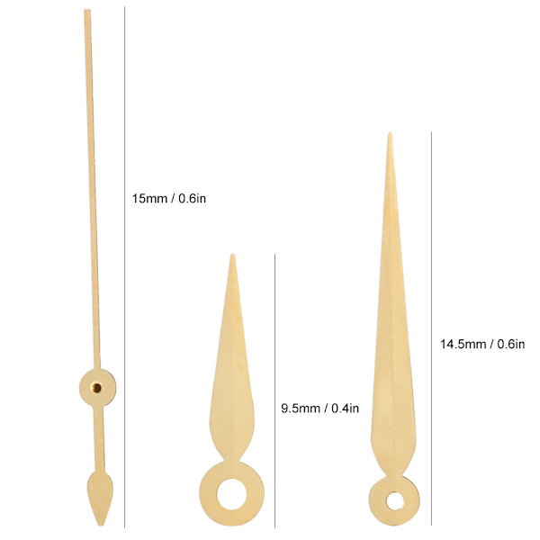 T085 Watch Hour Minute Second Hands Watch Needles Passar för 805.112 Movement Watch Accessory Gold