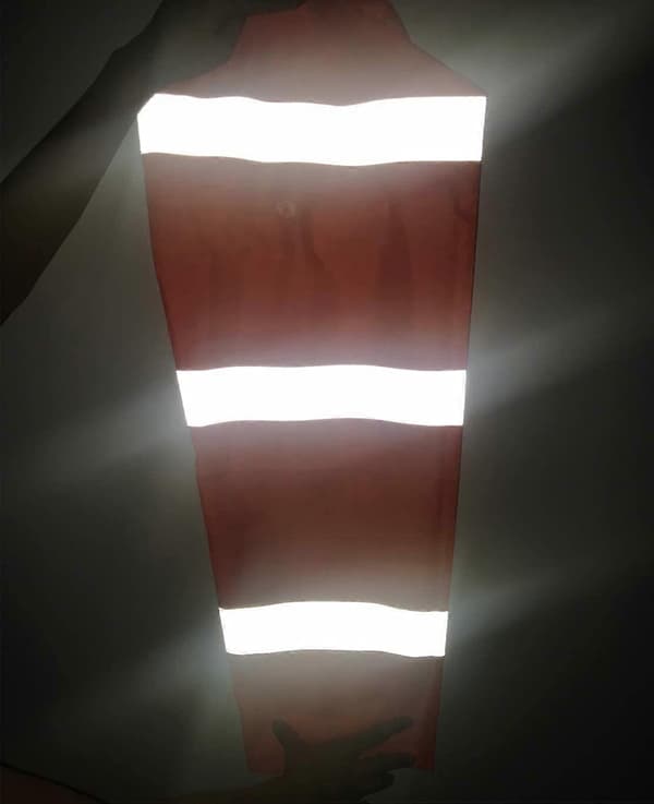 Vindstrumpa med reflexbälte - Väderbeständig nylonvindstrumpa för vindmätning utomhus (76 cm)