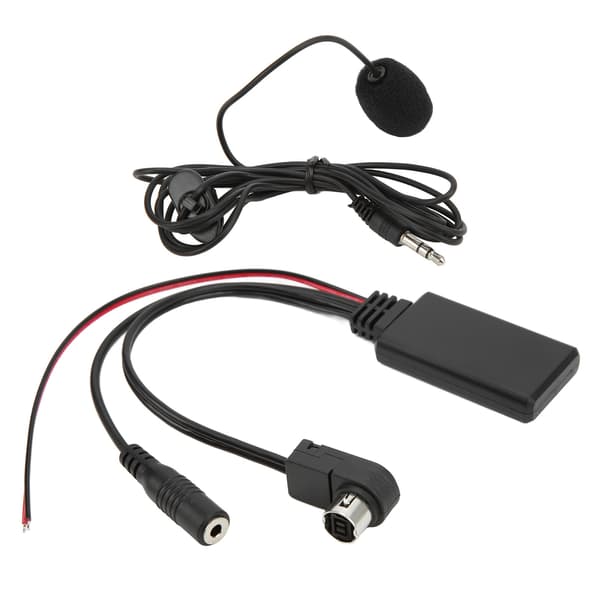 Bluetooth Aux-kabel Lydadapter til Alpine KCA121B AINET CDA9857 Smartphone Mikrofon Håndfri