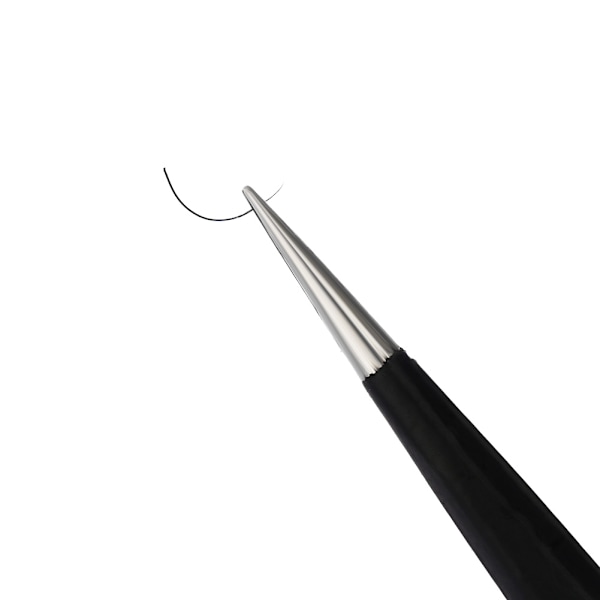 Naturligt sidenprotein lösögonfransar täta tjocka falska ögonfransar Förlängning sminkverktyg 14 mm