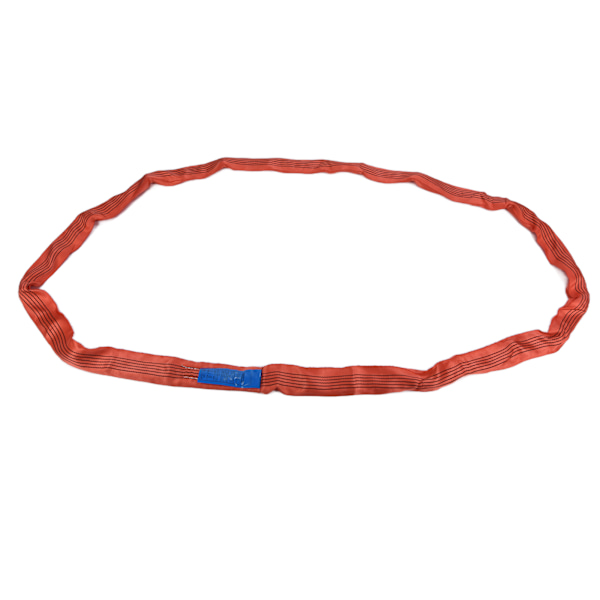 5T rund lyftsele PES Endless Loop Crane Webbing remmar Riggtillbehör Bred 75mm2 meter