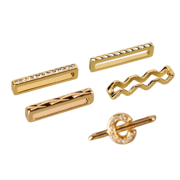 Dekorativa ringar öglor för 20 till 22 mm breda silikonarmband strassdekoration utsökt klockarmband tillbehör bokstav C