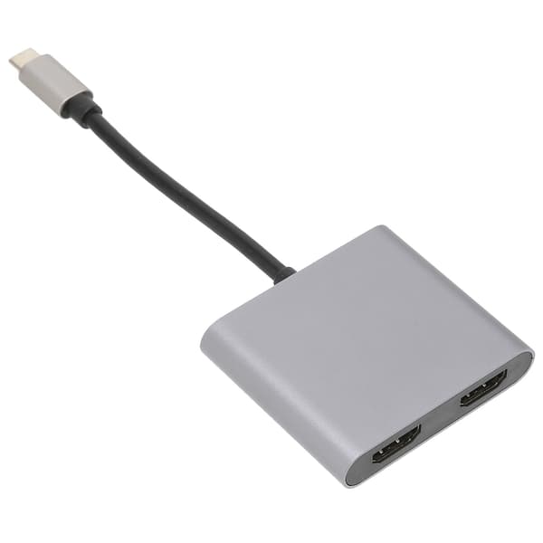 USB-C til Dual High Definition Multimedia Interface Adapter 4 i 1 4K 5 Gbps 60W Opladningsdockingstation til OS X