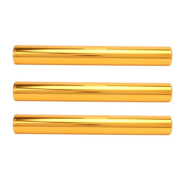 3st aluminiumlegering banfältstafettbatonger Spårbatonger Tävlingsutrustning för löparlopp Team för löparlopp utomhus Studentstafettevenemang Guld