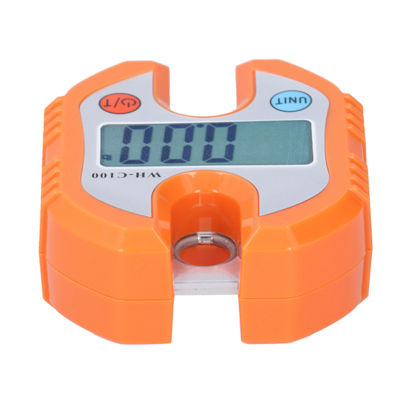 Mini Crane Våg Vägningskrok Hängverktyg med dubbel precision Display 150 kg C100Orange