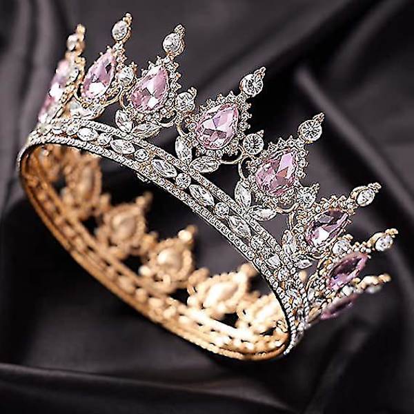 Kristallprinsesskrona - Glittrande tiara för flickor, perfekt för födelsedagar, baler, maskeradfester