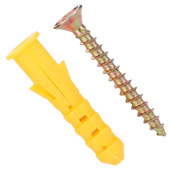 Plastic Expansion Wall Plug Screw Fasteners Self-tapping Screws Fastener Hardware Kit (M8)
