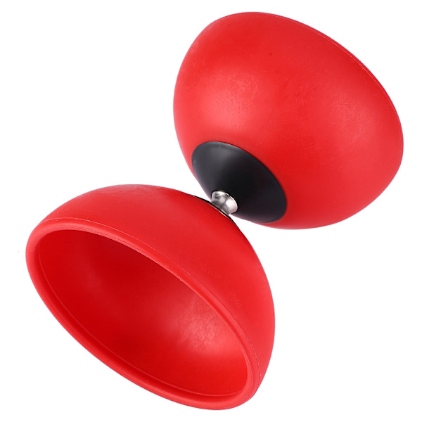 Trippellager Diabolo Set Kinesisk Yoyo med färgade Diablolo Sticks (röd)