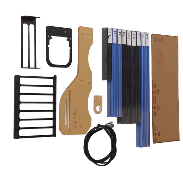 Computer Open Case Bracket Excellent Heat Dissipation Vertical Aluminum DIY Frame ATX MATX ITX Open Computer Case Blue Black
