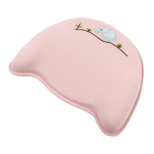 Baby Formpude Mjuk Åndbar Ergonomisk Forebygger Fladt Hoved Amning Sovepude Rosa 11,61 X 9,06 X 0,79in