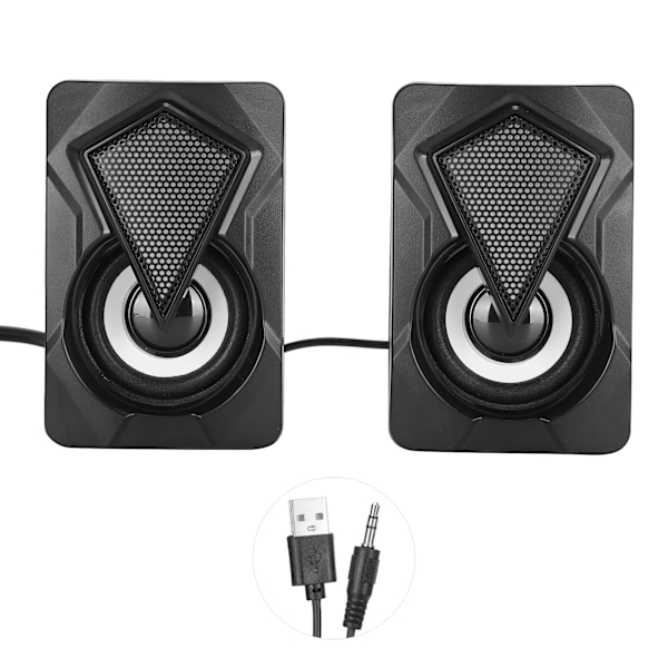 X2 Multifunksjonell Høyttaler 7-Fargers Lys RGB Høy Kvalitet Lyd Bærbar USB-Drevet Høyttaler