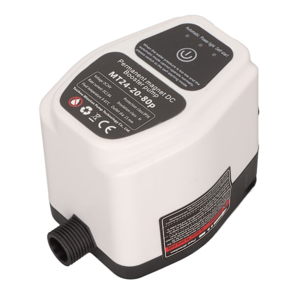 Boosterpumpe Automatisk vanntrykkdusj Boosting Resirkulerende Veggmontert DC-pumpe 100‑240V US-kontakt