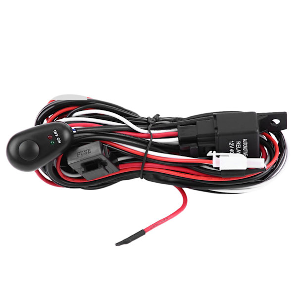 Auton 180W virtakytkin ja johtosarjan kitti LED-valopalkin asennukseen (#1)