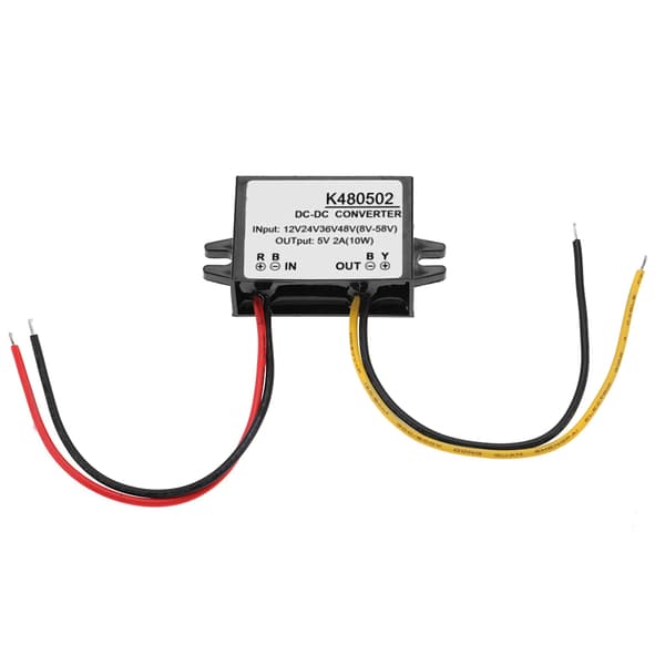 DC-DC 12V/24V/36V/48V til 5V 2A Buck Converter Step Down Strømforsyningsmodul