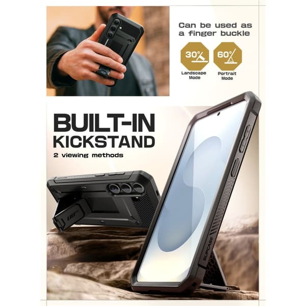 Supcase Kompatibel med Samsung Galaxy S25 FE Cover Unicorn Beetle Pro Sort 180