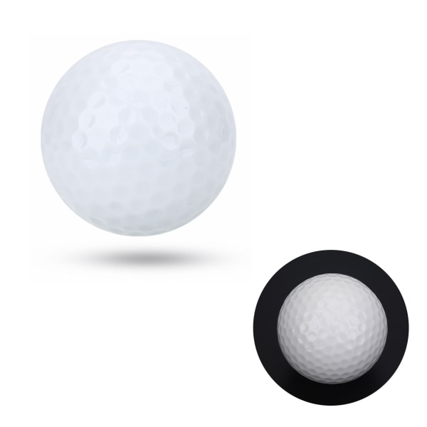 1. elektronisk LED-golfbold til mørk nattræning (grøn)