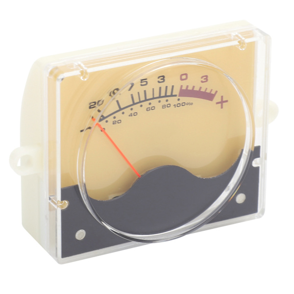 Tarkka VU-mittari DB-taso otsikolla ja taustavalaistuksella äänenvoimakkuuden mittaus Audio Power Meter