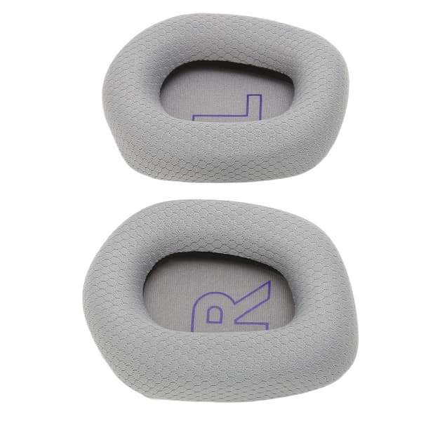 Ear Pads Cushions Breathable Comfortable Elastic Replacement Ear Pads for Logitech G733 Headphones Silver Grey