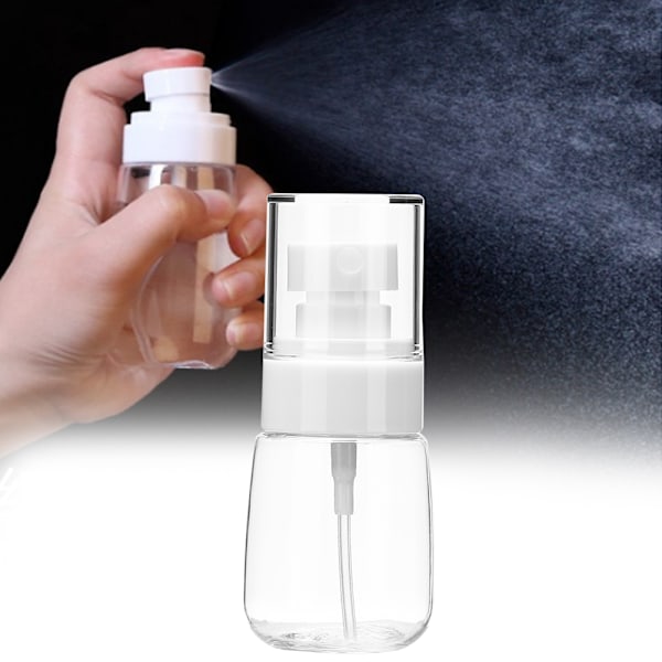 U-formad sprayflaska tjockbottnad Ultrafin Mist Kosmetikaflaska 30 ml (Transparent)