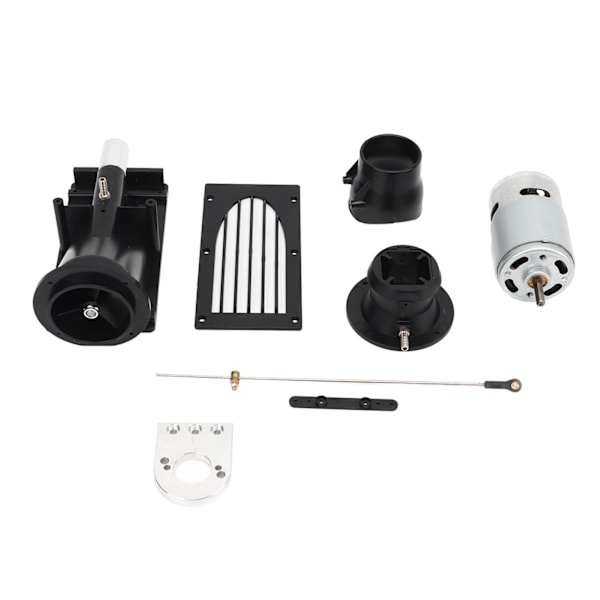 40mm RC Båds Jetpumpe Thruster RC Båds Thruster Jetpumpe Sæt med 775 Børstet Motor Sort