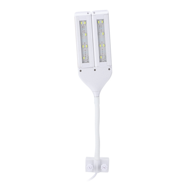 Akvarie Klipslampe med Kontrolbryder USB-stik 4 Rækker Bredvinkel Akvarium LED-lys 100-240VEU-stik