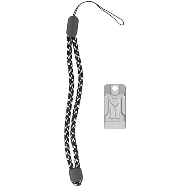 Emergency Survival Whistle Titanium Legering dubbla rör 120 decibel visselpipa för utomhusSandblästring