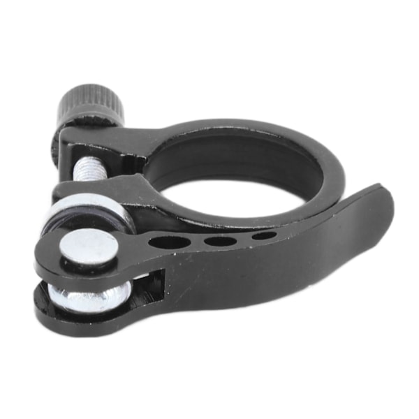 Sadelstolpsklämma aluminiumlegering snabbkoppling sadelrörsklämma för mountainbikes 3 cm svart