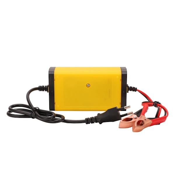 12V Smart batteriladdare LCD-skärm Multifunktionell bilbatterihållare EU-kontakt 220V