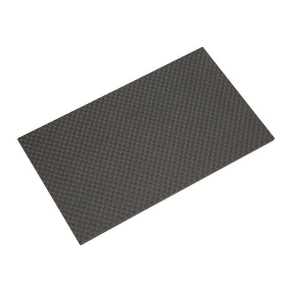 Høj styrke 3K kulfiberplade kypertøj mat korrosionsbestandig kulfiberplade til modelflylegetøj 75x125x1,5 mm/3,0x4,9x0,06 tommer