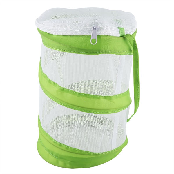 Mini hopfällbar bärbar slitstark ventilerad fjärilshus avelsbur