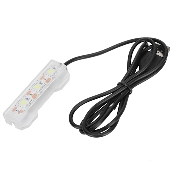 Lille Akvarium Vandplante Lys Skrivebords Fiskekum Mini Dekoration Blød LED-lampe