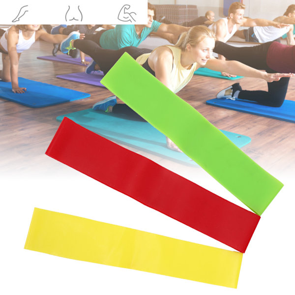 Modstandsbånd Yoga Extend Band Kit Fitness Styrketræningsudstyr Benbantning 1 Sæt