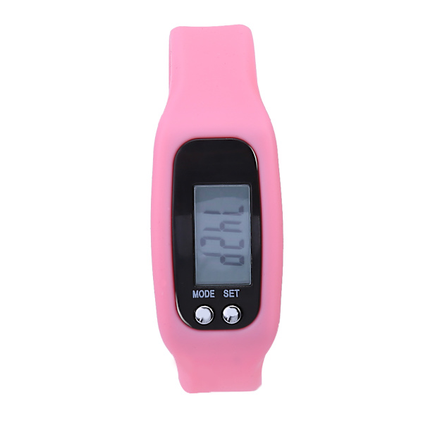 Smart armbåndsur Armbånd Kalorieteller Trinteller Sport Fitness (Rosa)