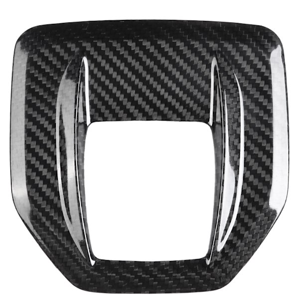 Kolfiber Center Console Växelspak Panel Cover Trim för Alfa Romeo Giulia Stelvio 17‑19