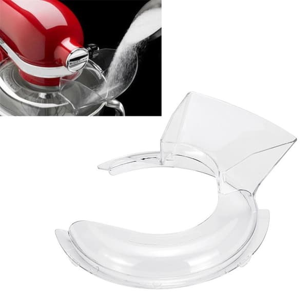 Mixer Splash Guard Transparent Plastic Stirring Lid for Kitchen Utensils