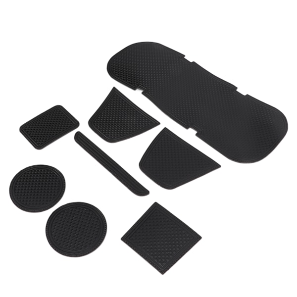 8 stk Center Console Liner Mat Svart Interiørtilbehør Erstatning for BRZ 2013-2020