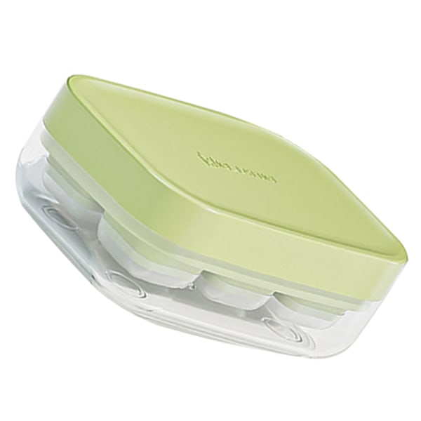 6 fack Mini Ice Cube Mould Ice Making Summer Ice förvaringslåda Mini Ice Fat for Home Green