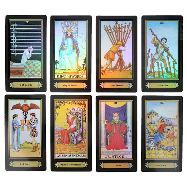 1Set Engelsk Utgave Waite Tarot Fremtid Skjebne Indikator Prognoser Kortstokk Spill