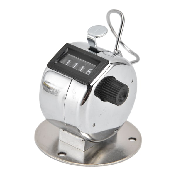 4-cifret Tally Counter ABS rustfrit stål glas manuel klik tæller til skoler kasinoer