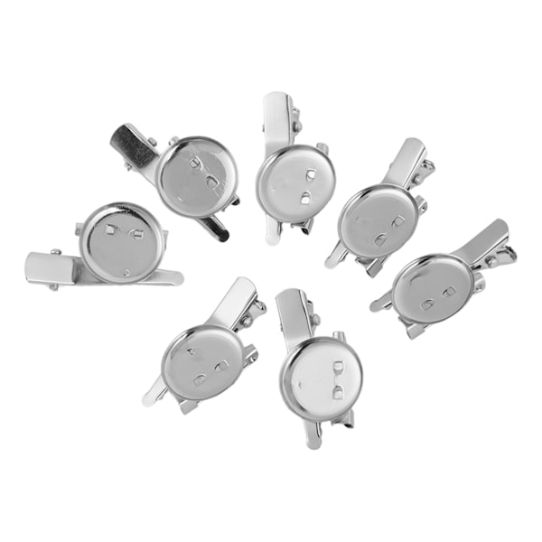 100 stk. Blank Knap Badge Metal Robust Holdbar Genanvendelig Bred Anvendelse Brugerdefinerede Knappenåle