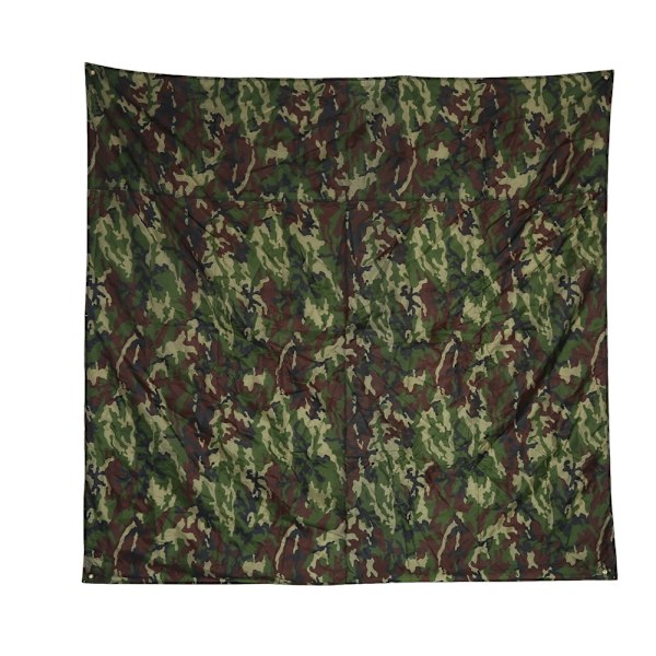 Kamuflage udendørs bærbar let vandtæt måtte RainTent Tarp Shelter (2*2m)