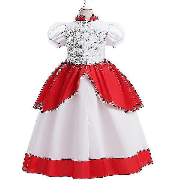 Super Mario Prinsesse Peach-drakt 140