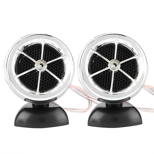 1200W 12V Diskant Mini Horn Musikkuppe Høytaler for Billaudsystem Sølv