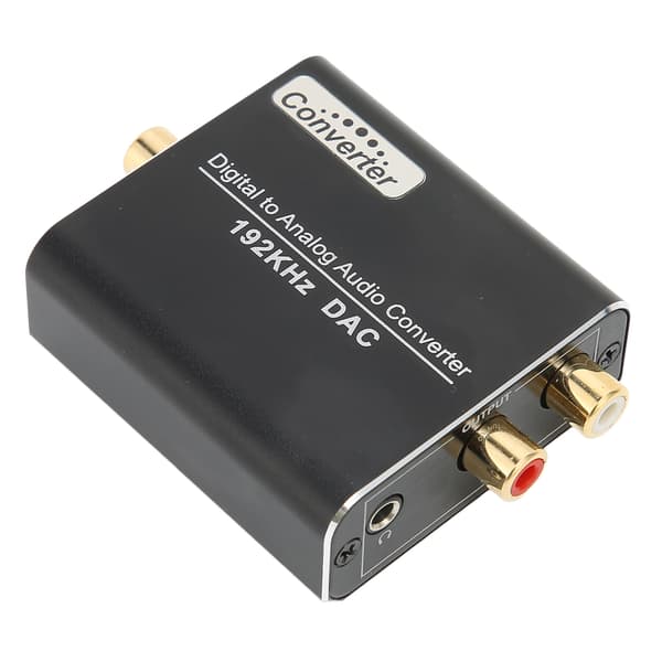 Digital til analog lydkonverter Digital optisk koaks til analog RCA lydadapter for TV for boks for PS3 for PS4