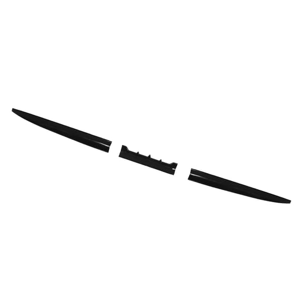 3 stk. Bagagerums Spoiler 134,5 cm Reducer Vindmodstand Bagagerums Spoiler Universal til Biler Glans Sort