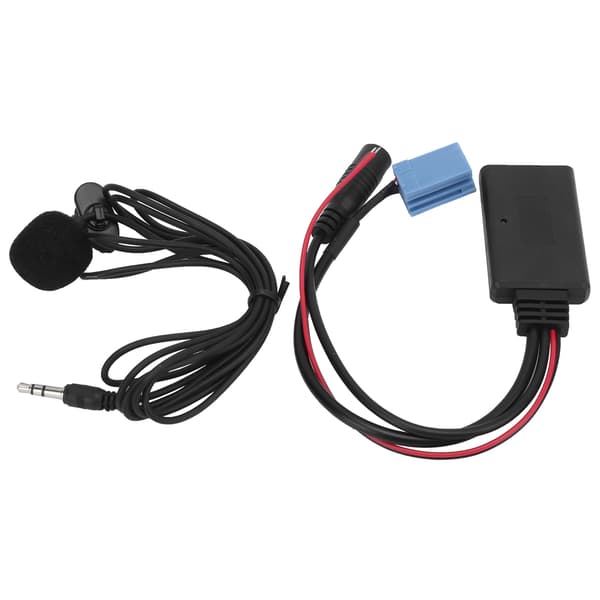 Bilstereomikrofon Mini ISO 8Pin med kabeladapter Bluetooth 5.0 för mobiltelefon Tablet MP3